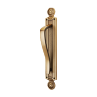 DAISY Door Pull Handle on Plate - Frenc